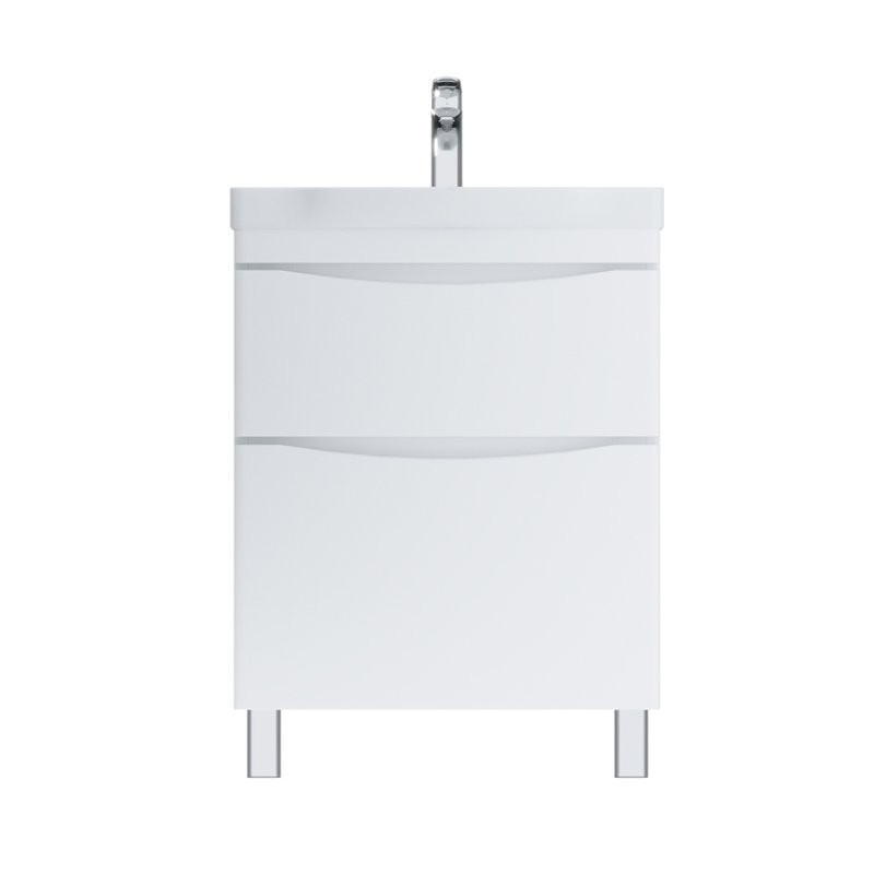 Тумба под раковину без столешницы AM.PM Like 65 напольная, белый глянец