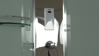 Душевая кабина Timo Comfort T-8880C Clean Glass с высоким поддоном