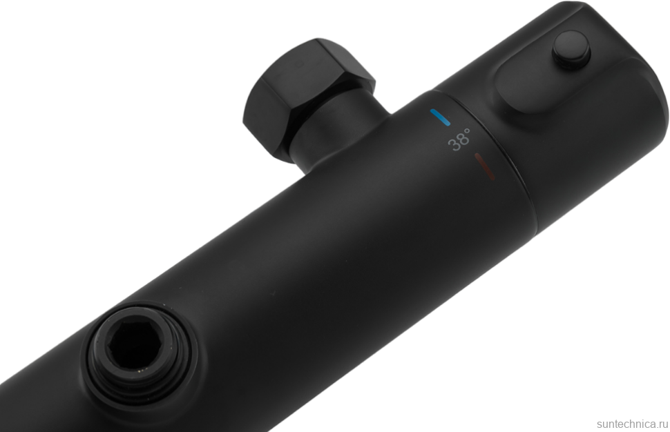 Душевая стойка Gappo G90 G2490-6 с термостатом, черная