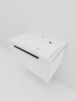 Тумба под раковину La Fenice SIMPLA Bianco белая 80 см