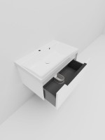 Тумба под раковину La Fenice SIMPLA Bianco белая 80 см