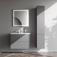 Мебель для ванной комнаты AM.PM Gem 75 графит матовый, подвесная