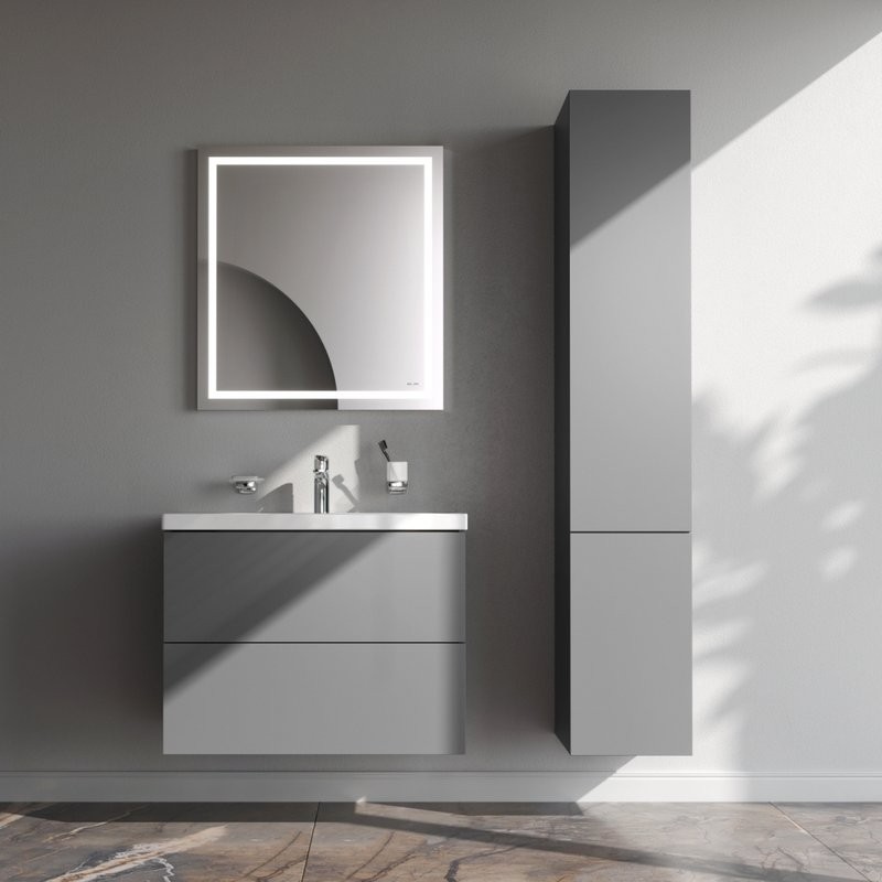 Мебель для ванной комнаты AM.PM Gem 75 графит матовый, подвесная