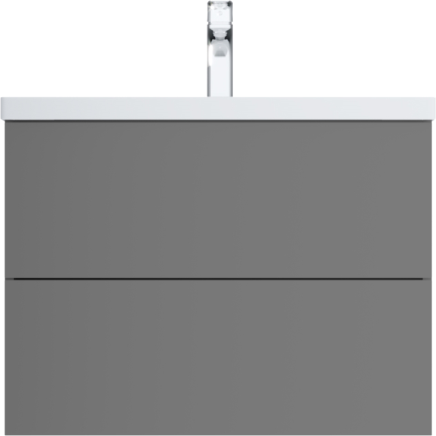 Мебель для ванной комнаты AM.PM Gem 75 графит матовый, подвесная