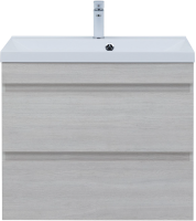 Тумба под раковину без столешницы Aquanet Нота new 75 подвесная, дуб холден