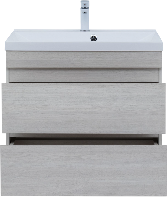 Тумба под раковину без столешницы Aquanet Нота new 75 подвесная, дуб холден