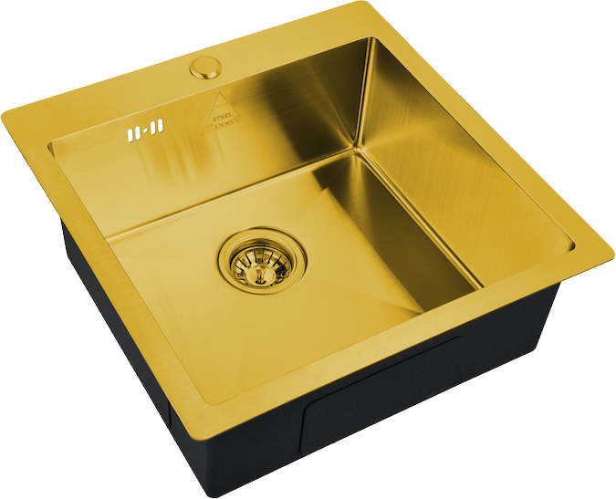 Комплект Мойка Zorg Steel Hummer SH 5151 BRONZE + Измельчитель Inox D
