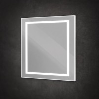 Зеркало BelBagno Kraft 90x80 с подсветкой, сатин