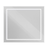 Зеркало BelBagno Kraft 90x80 с подсветкой, сатин