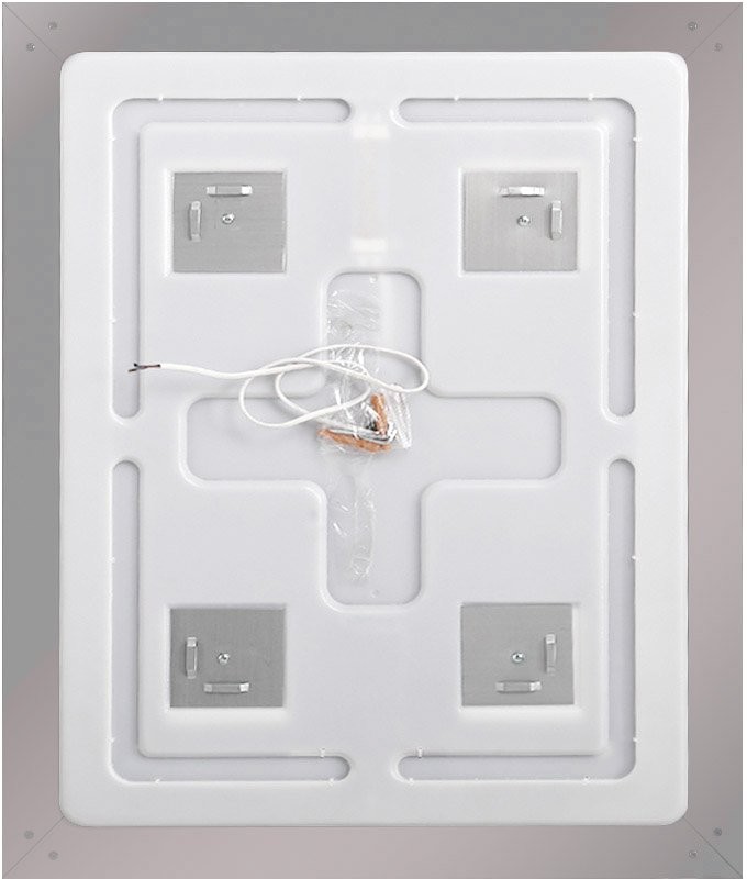 Зеркало BelBagno Kraft 90x80 с подсветкой, сатин