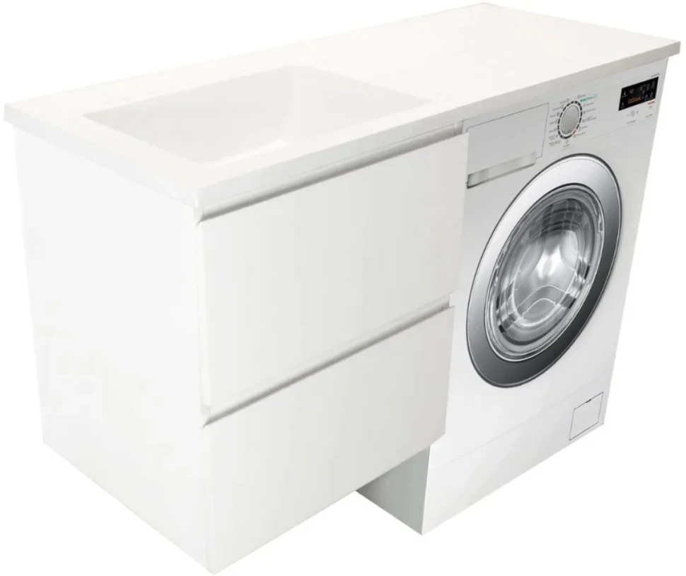 Мебель для ванной комнаты Эстет Dallas Luxe 120 L подвесная, 2 ящика, зеркало DIWO Элиста