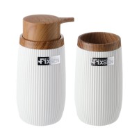 Набор Стакан Fixsen White Boom 412-3 + Дозатор 412-1