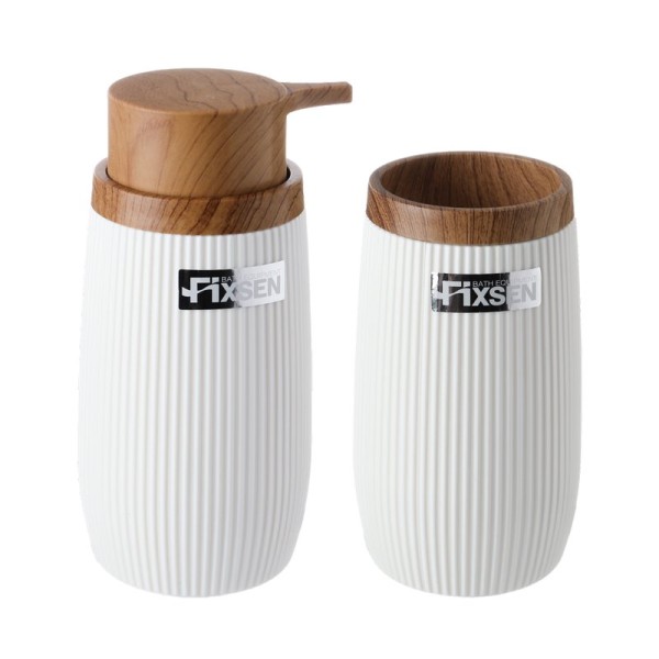 Набор Стакан Fixsen White Boom 412-3 + Дозатор 412-1