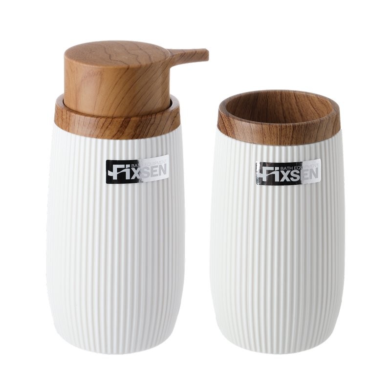 Набор Стакан Fixsen White Boom 412-3 + Дозатор 412-1