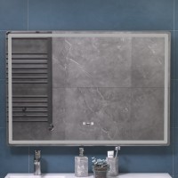 Зеркало Vigo Geometry Step 100 с подсветкой и антизапотевателем Зеркало Vigo Geometry Step 100 с подсветкой и антизапотевателем