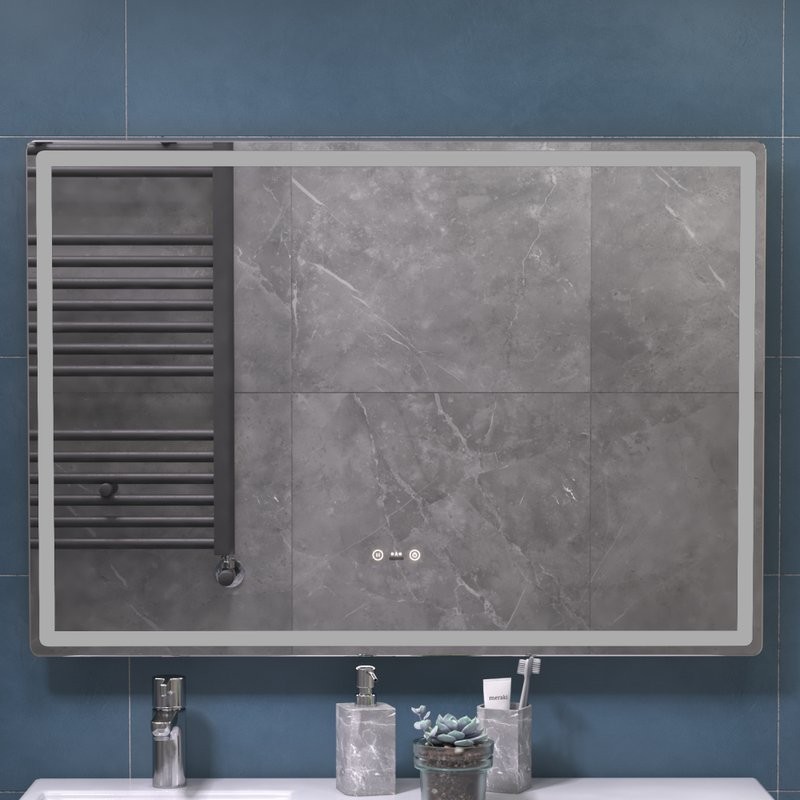 Зеркало Vigo Geometry Step 100 с подсветкой и антизапотевателем