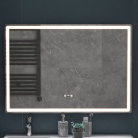 Зеркало Vigo Geometry Step 100 с подсветкой и антизапотевателем Зеркало Vigo Geometry Step 100 с подсветкой и антизапотевателем