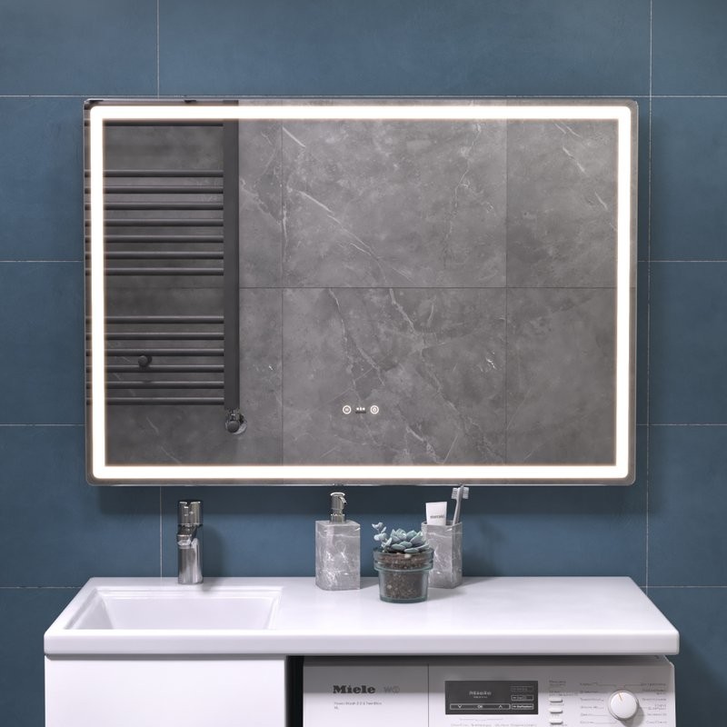 Зеркало Vigo Geometry Step 100 с подсветкой и антизапотевателем