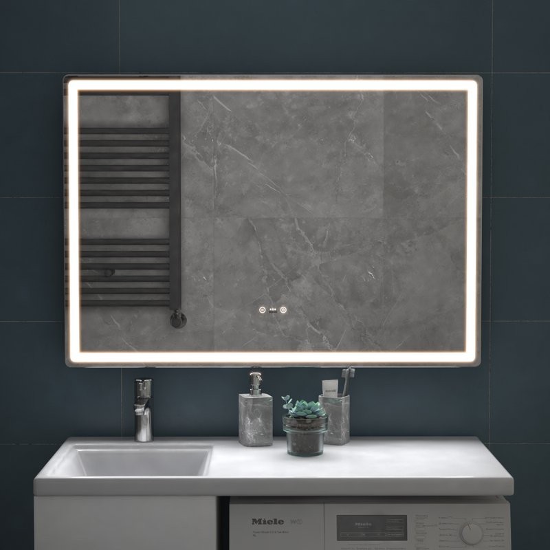 Зеркало Vigo Geometry Step 100 с подсветкой и антизапотевателем