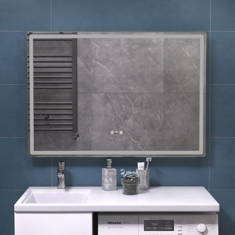 Зеркало Vigo Geometry Step 100 с подсветкой и антизапотевателем