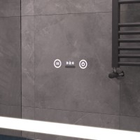 Зеркало Vigo Geometry Step 100 с подсветкой и антизапотевателем Зеркало Vigo Geometry Step 100 с подсветкой и антизапотевателем