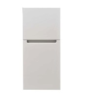 Тумба с раковиной Alavann Cosmetic 90 L/R под стиральную машину, напольная, глянцевая белая