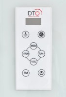 Душевая кабина DTO D EM2712LLED+GM профиль хром, стекло матовое с узором