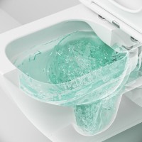 Комплект Унитаз подвесной AM.PM Spirit V2.0 FlashClean с микролифтом, белый + Инсталляция ProC I012707.0238 с кнопкой смыва ProC S, чёрная матовая