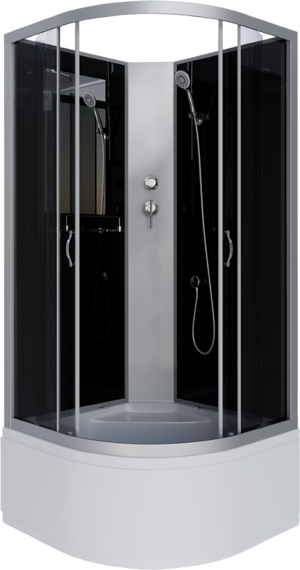 Душевая кабина Niagara Classic NG-2508-14BK 90х90 см, без крыши