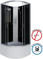 Душевая кабина Niagara Classic NG-2508-14BK 90х90 см, без крыши
