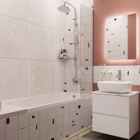 Мебель для ванной комнаты STWORKI Колдинг 60 белая, с раковиной 50 Square, столешница белая сатиновая