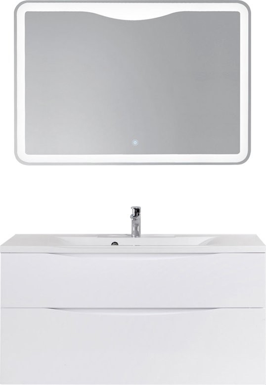 Тумба с раковиной BelBagno Marino H60 bianco lucido, 120 см