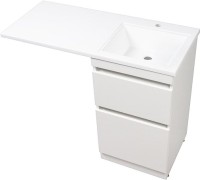 Тумба с раковиной Style Line Даллас 120 Люкс Plus напольная, белая R