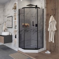 Душевой уголок Niagara Eco NG-010-14DT 100х100 см, стекло тонированное