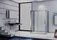 Душевой уголок Good Door Antares WTW+SP+SP 130х100 + очиститель для стекол