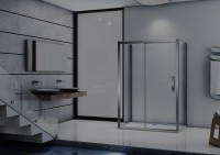 Душевой уголок Good Door Antares WTW+SP+SP 130х100 + очиститель для стекол