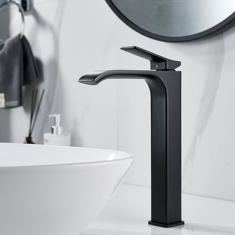 Смеситель для раковины Shevanik S4011H черный