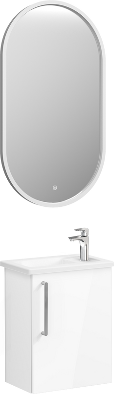 Мебель для ванной комнаты VitrA Root Flat 45 R белый глянец