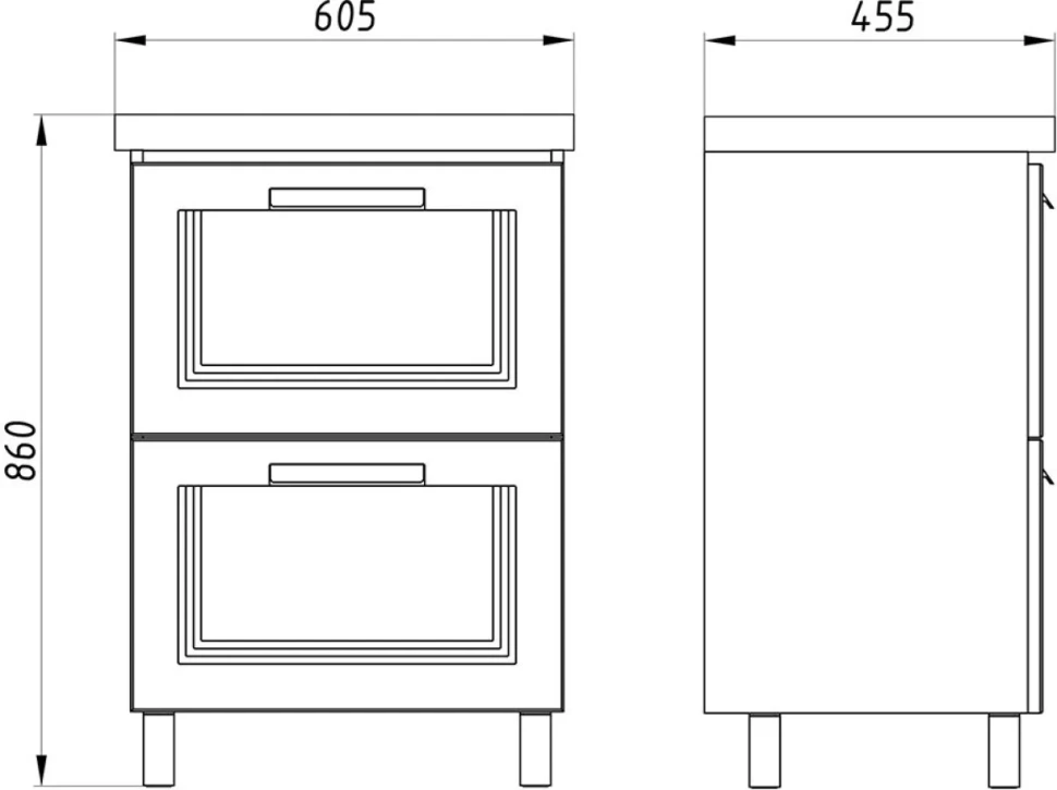 Мебель для ванной комнаты ASB-Mebel София 60