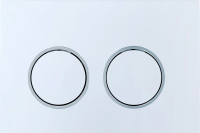 Комплект Унитаз подвесной VitrA Berg 5507B003-6280 с микролифтом + Инсталляция Bauedge Ideal + Кнопка Round белая