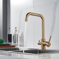 Смеситель для кухни Shevanik S228G золотой сатин