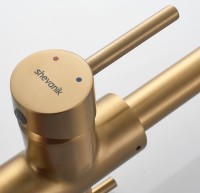 Смеситель для кухни Shevanik S228G золотой сатин