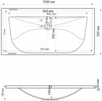 Мебель для ванной комнаты Cezares Molveno 100 bianco ghiaccio Мебель для ванной комнаты Cezares Molveno 100 bianco ghiaccio