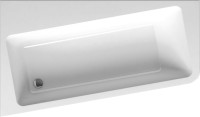 Акриловая ванна Ravak 10° L 160x95 см, угловая, левая, пристенная, белая, асимметричная, на ножках