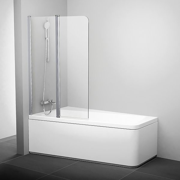 Акриловая ванна Ravak 10° L 160x95 см, угловая, левая, пристенная, белая, асимметричная, на ножках