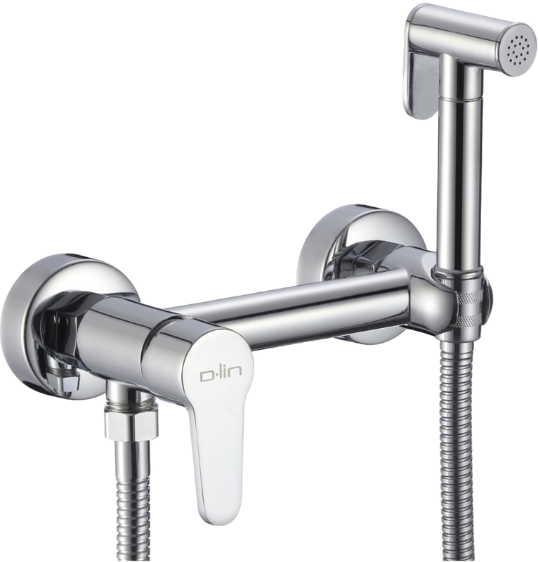 Гигиенический душ D-lin D180202 со смесителем, хром