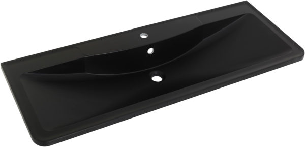 Мебельная раковина BelBagno BB1200/455-LV-ART-ALR-NERO черная матовая