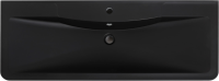 Мебельная раковина BelBagno BB1200/455-LV-ART-ALR-NERO черная матовая