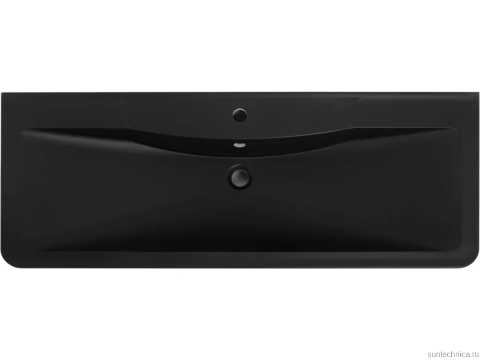 Мебельная раковина BelBagno BB1200/455-LV-ART-ALR-NERO черная матовая
