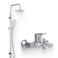 Душевой комплект Смеситель AM.PM Spirit V2.1 F71A10000 + Стойка Gem F0790000 Душевой комплект Смеситель AM.PM Spirit V2.1 F71A10000 + Стойка Gem F0790000